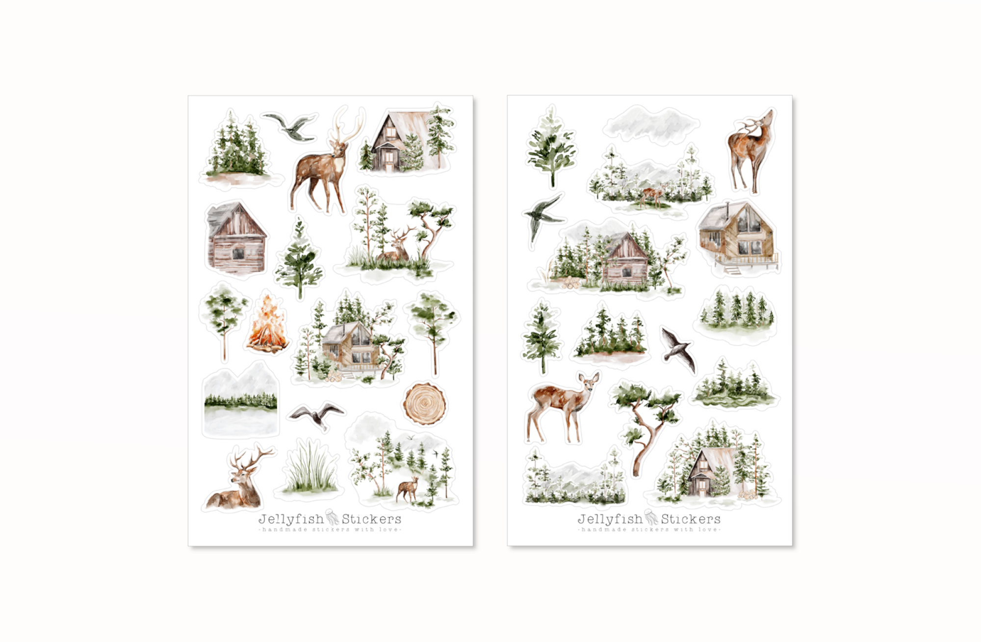 Wald Sticker Set