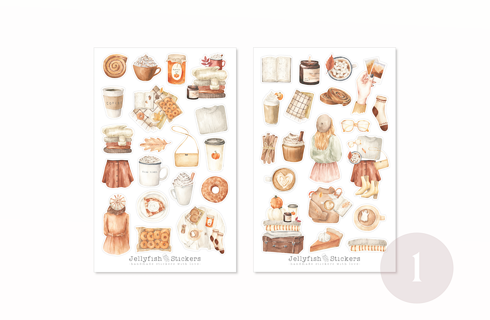 Herbst Sticker Set