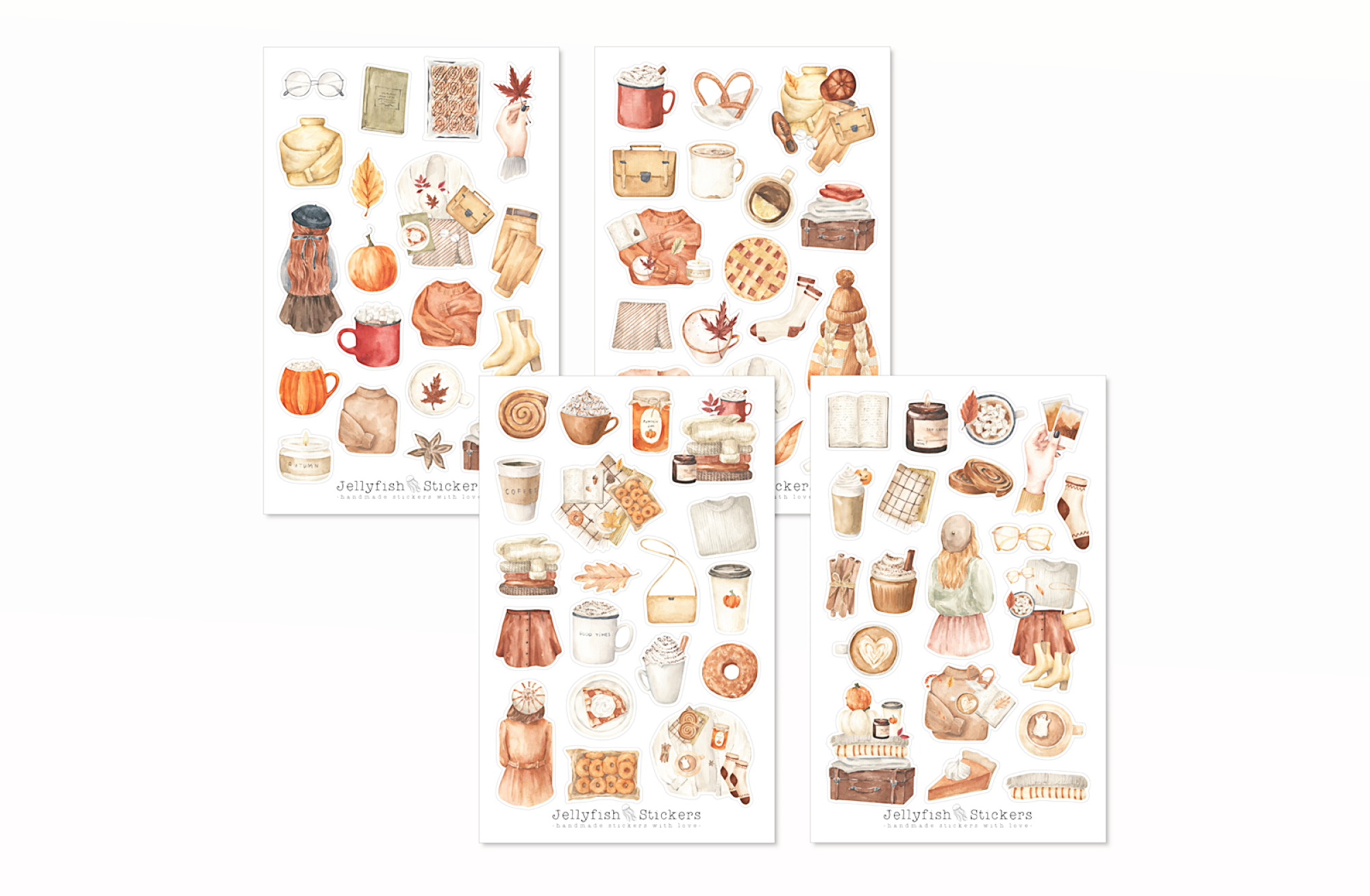 Herbst Sticker Set