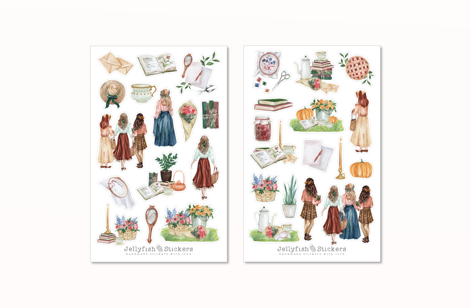 Frühling Sticker Set