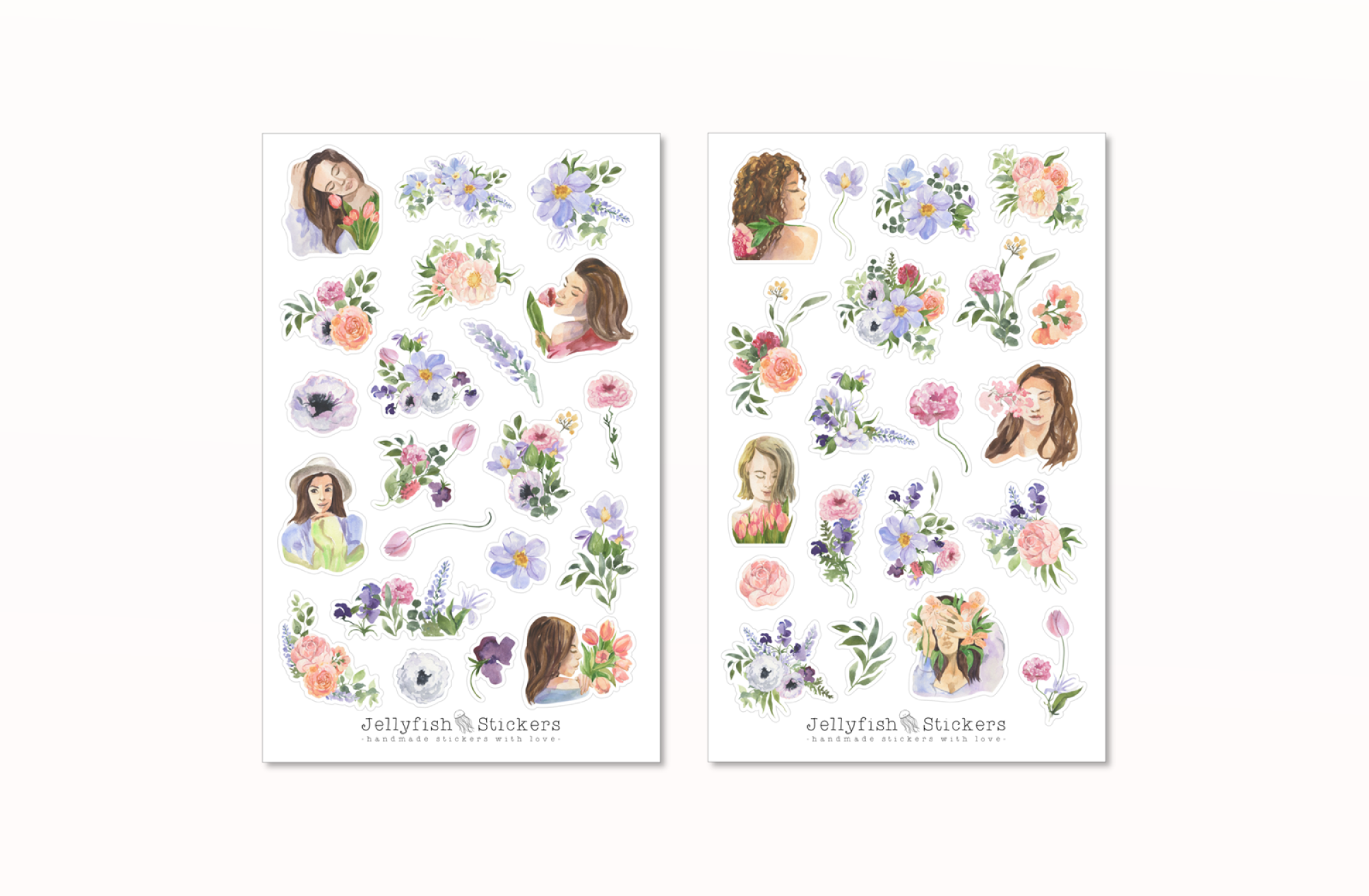 Frühling Sticker Set