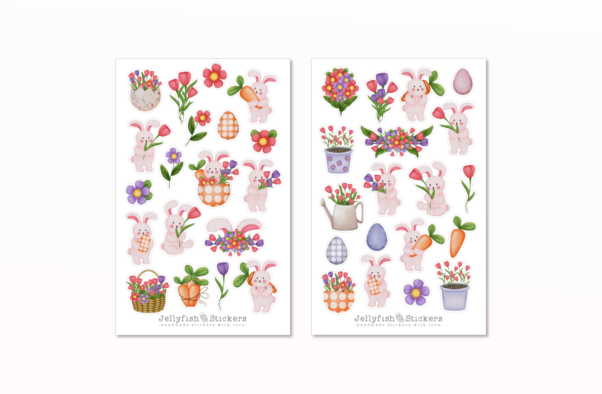 Frühling Sticker Set