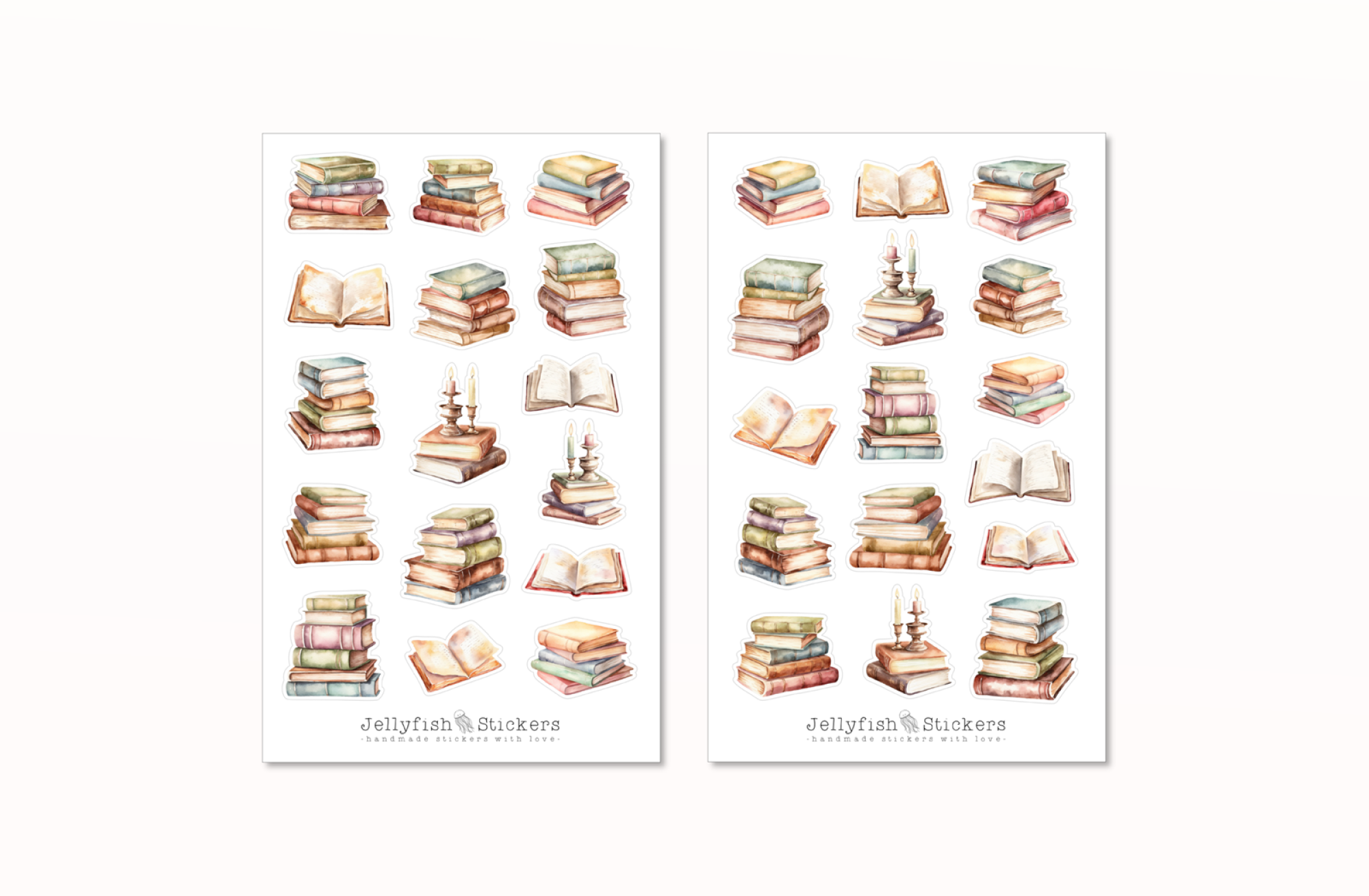 Bücher Sticker Set Bücher Sticker Set