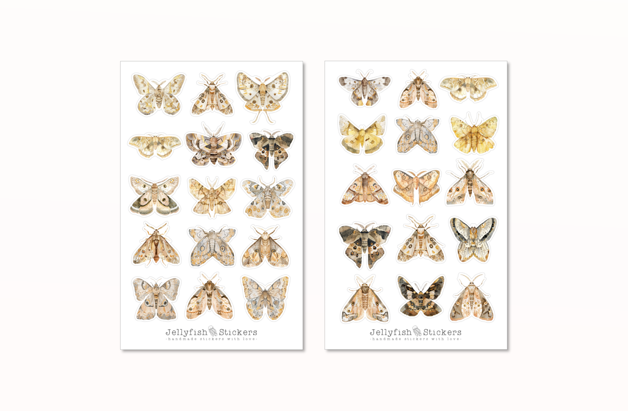 Motten Sticker Set