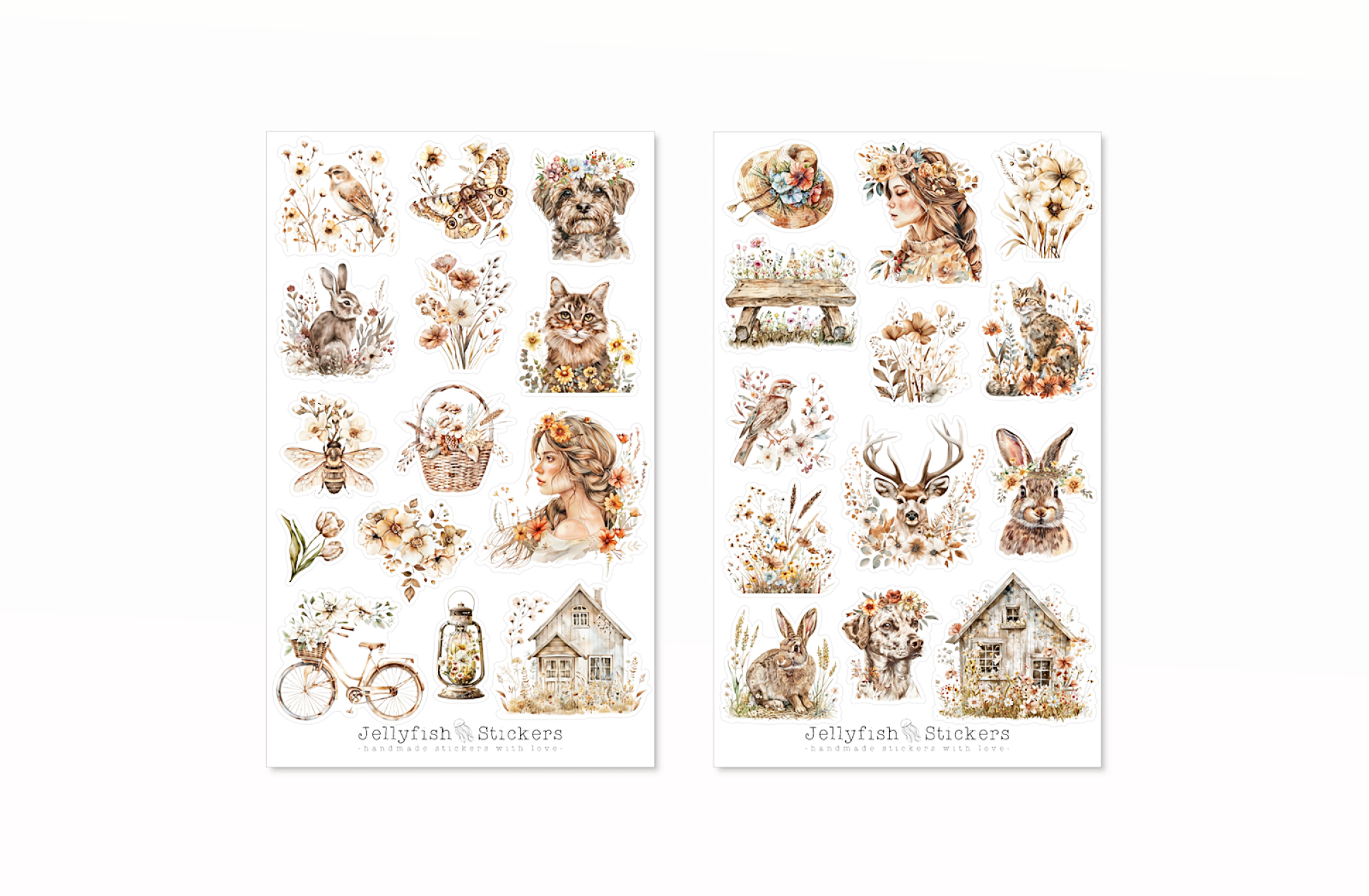 Cottagecore Sticker Set