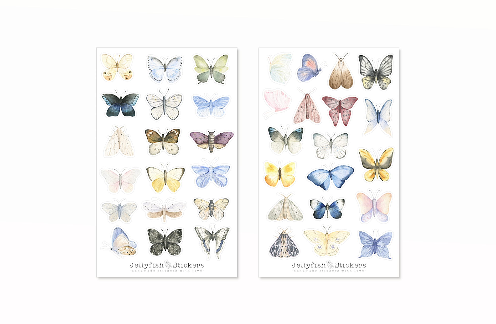 Schmetterlinge Sticker Set