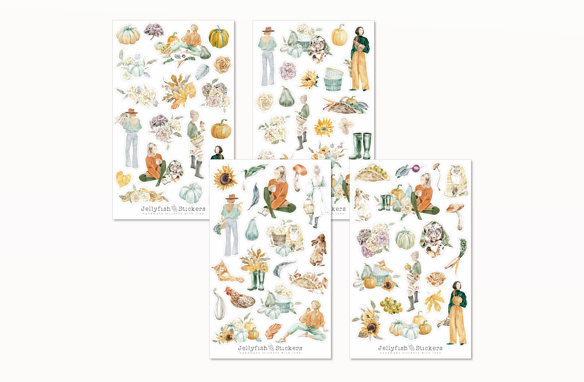 Herbst Sticker Set