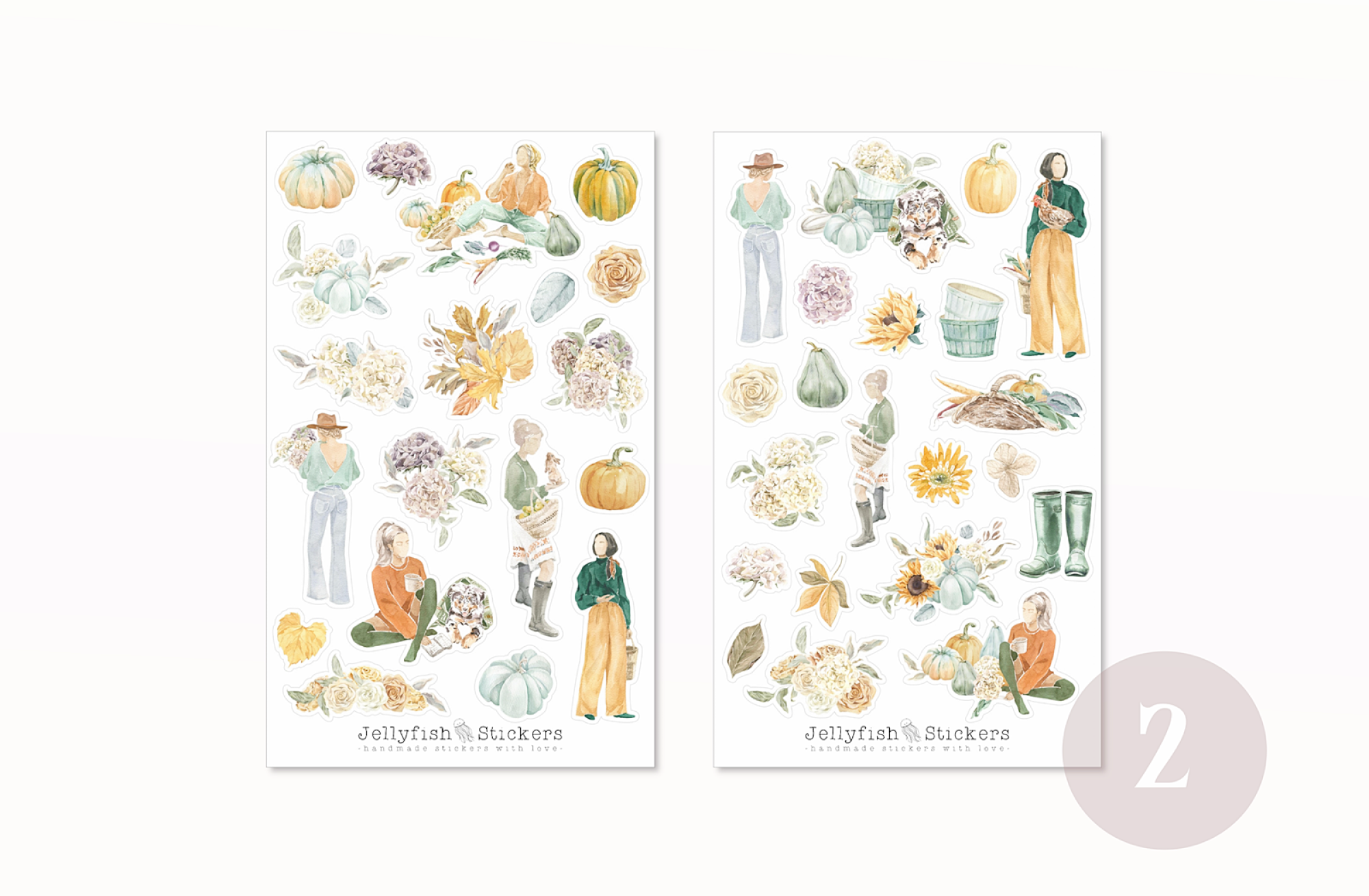 Herbst Sticker Set