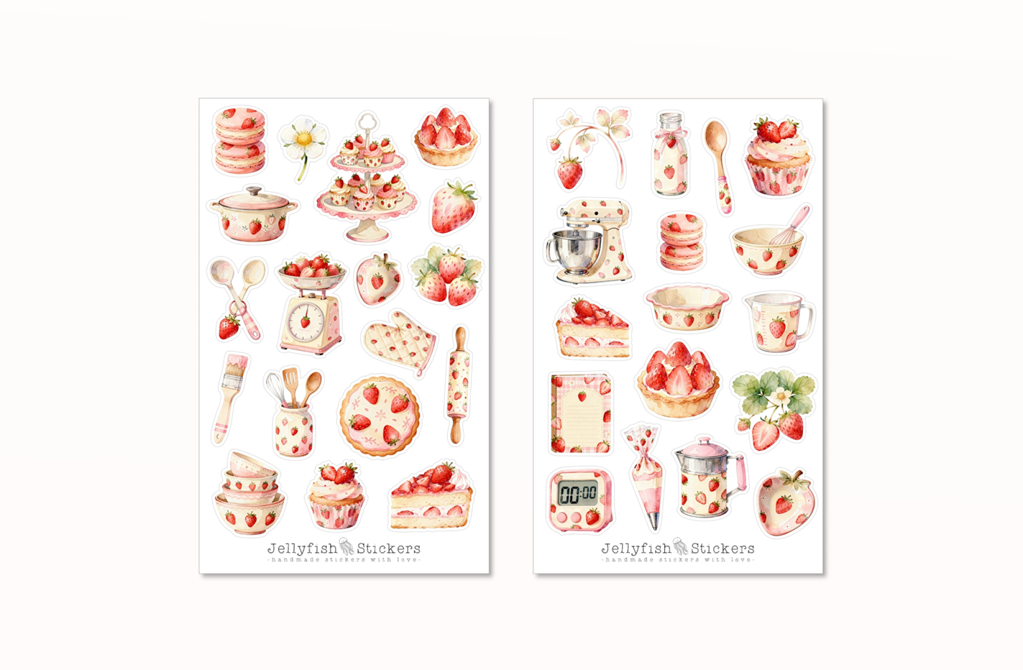 Backen Sticker Set