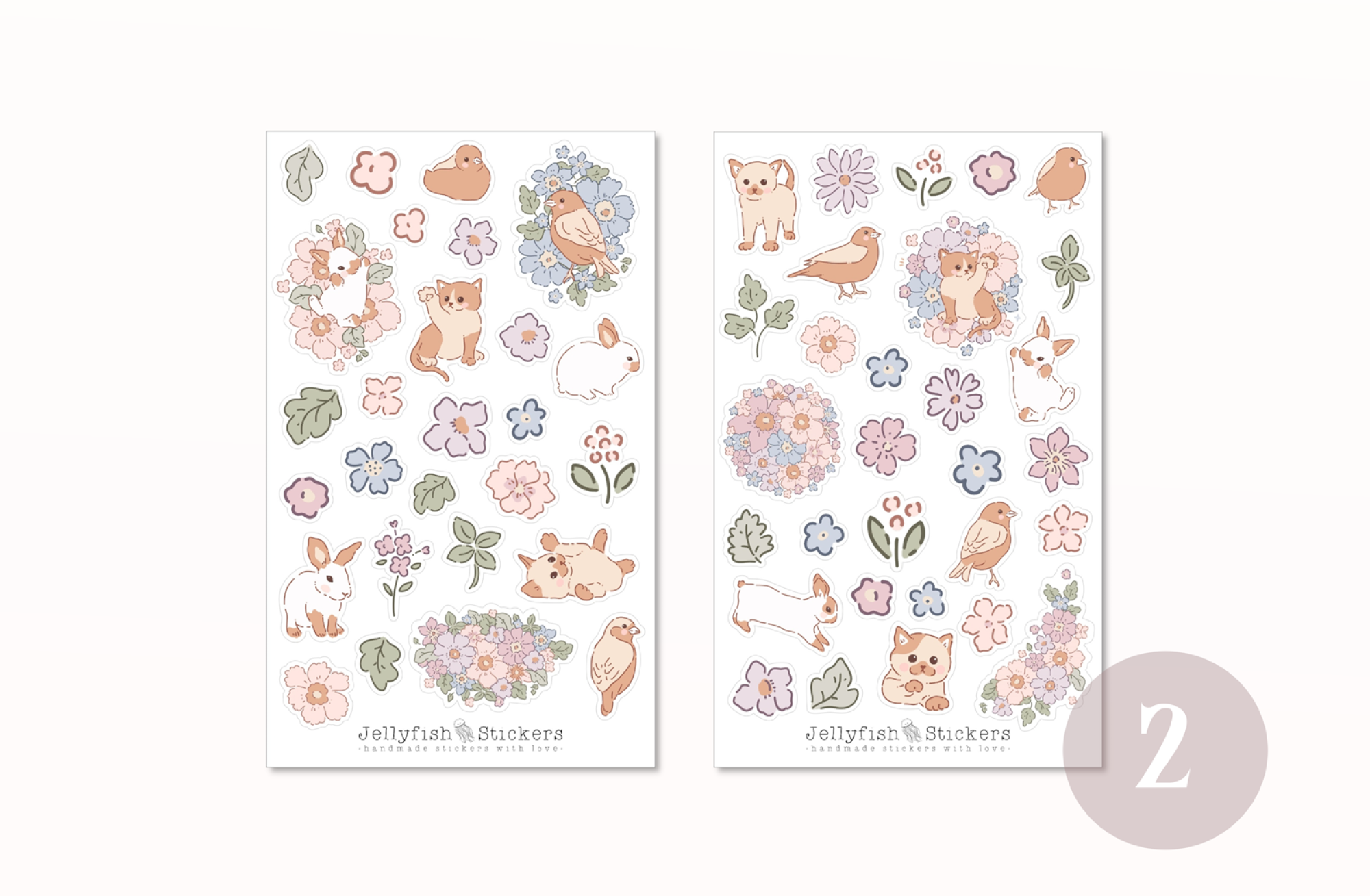 Blumen Sticker Set
