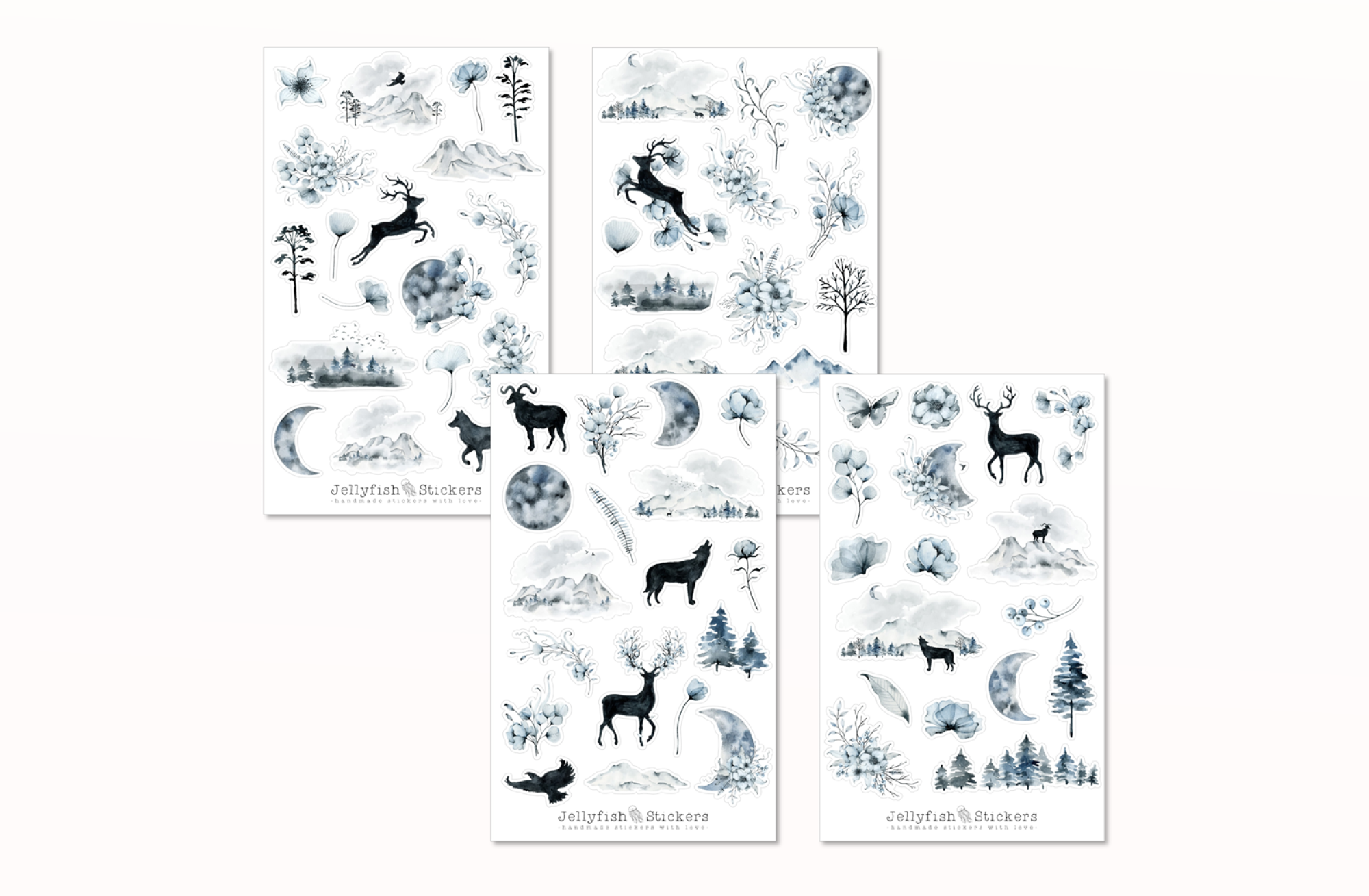 Waldtiere Sticker Set