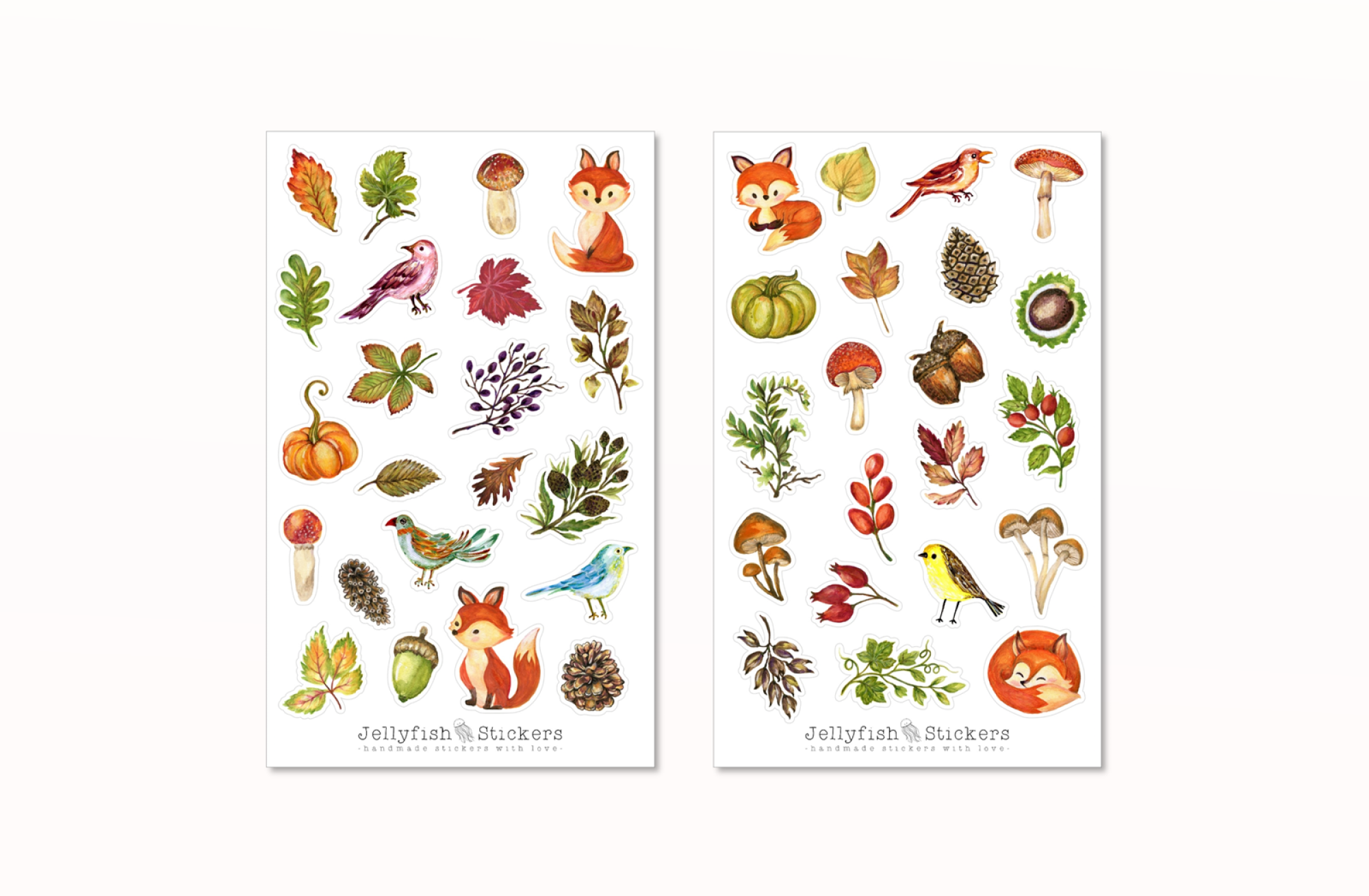 Herbst Sticker Set