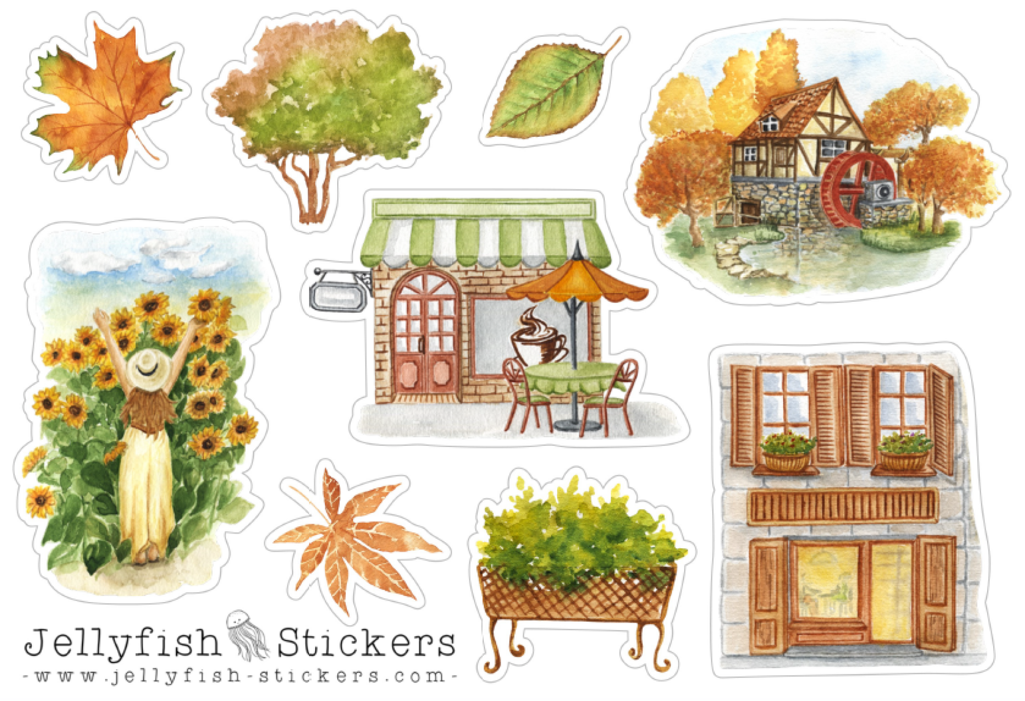 From 20EUR: Free Sticker Sheet "Autumn"