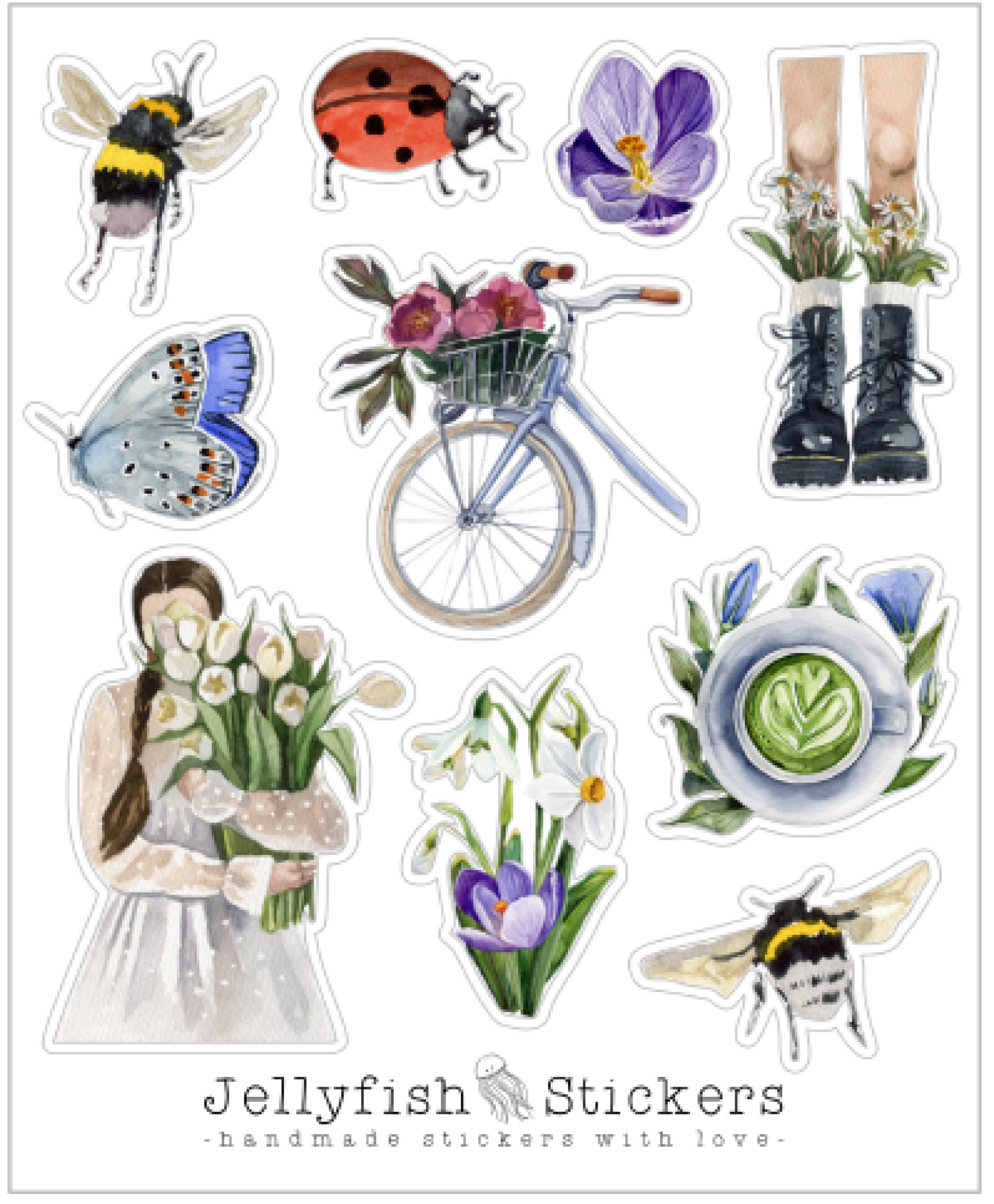 Ab 20EUR: Gratis Stickerbogen "Frühling"