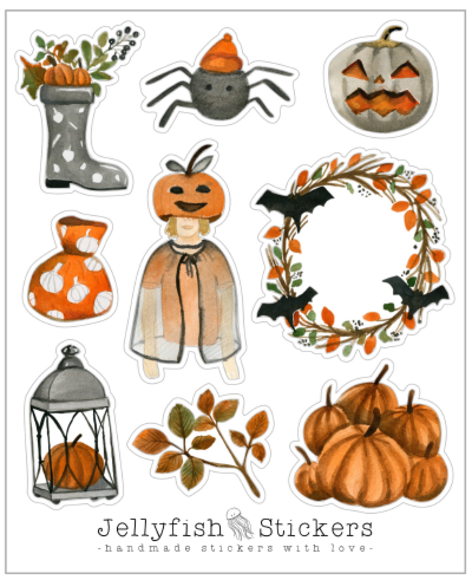Ab 20EUR: Gratis Stickerbogen "Halloween"