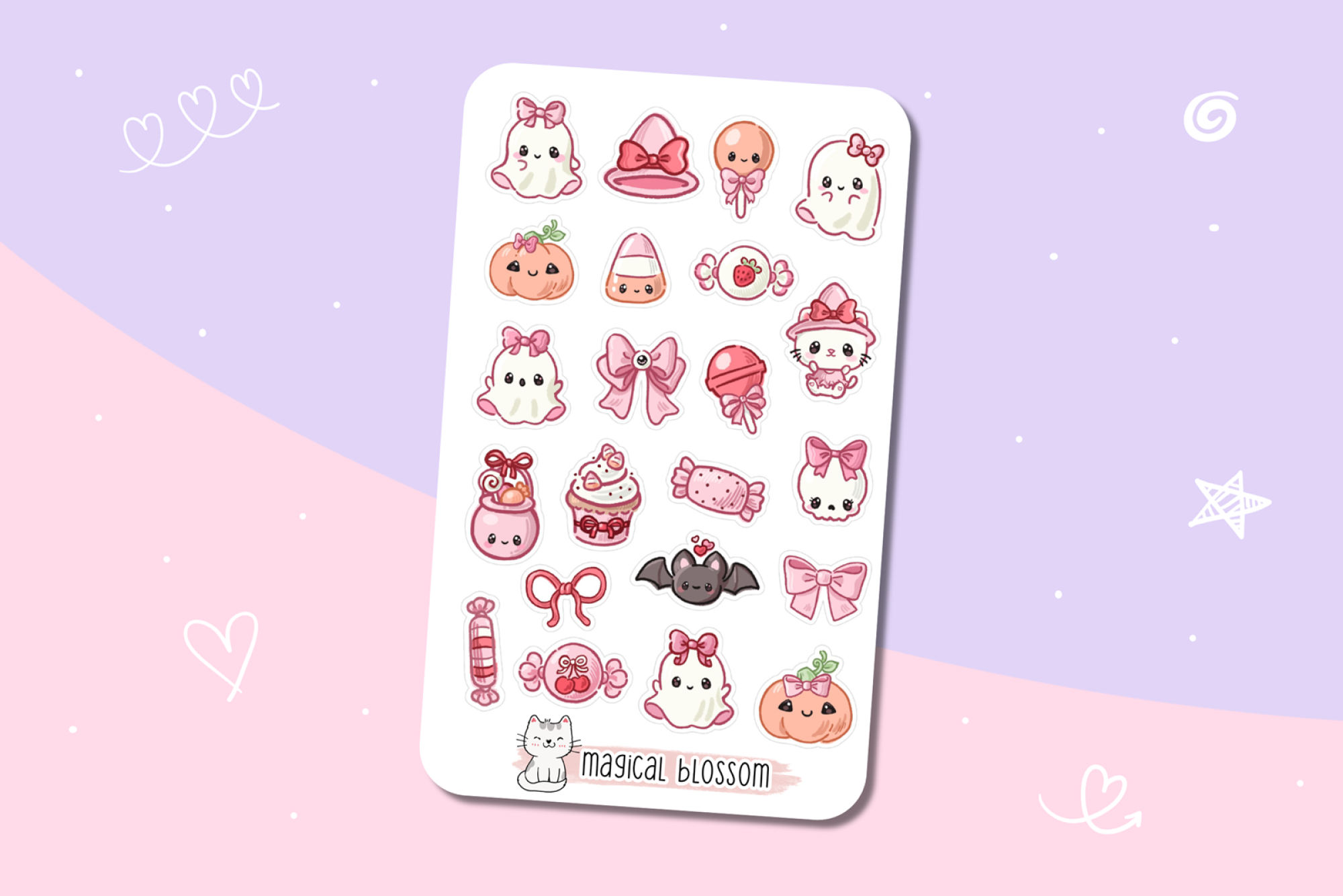 Halloween Stickerbogen