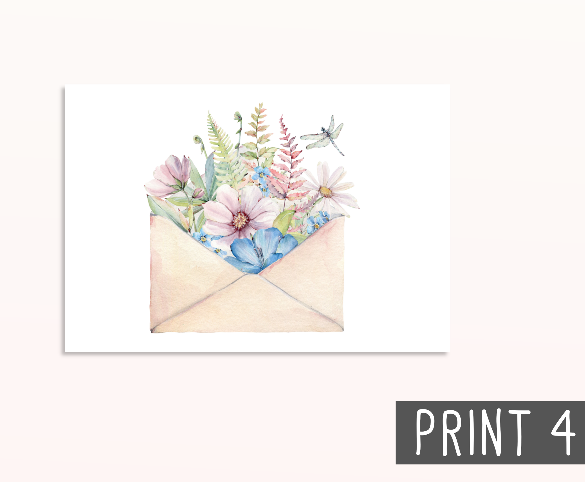 Flowers Postcards Set - DIN A6