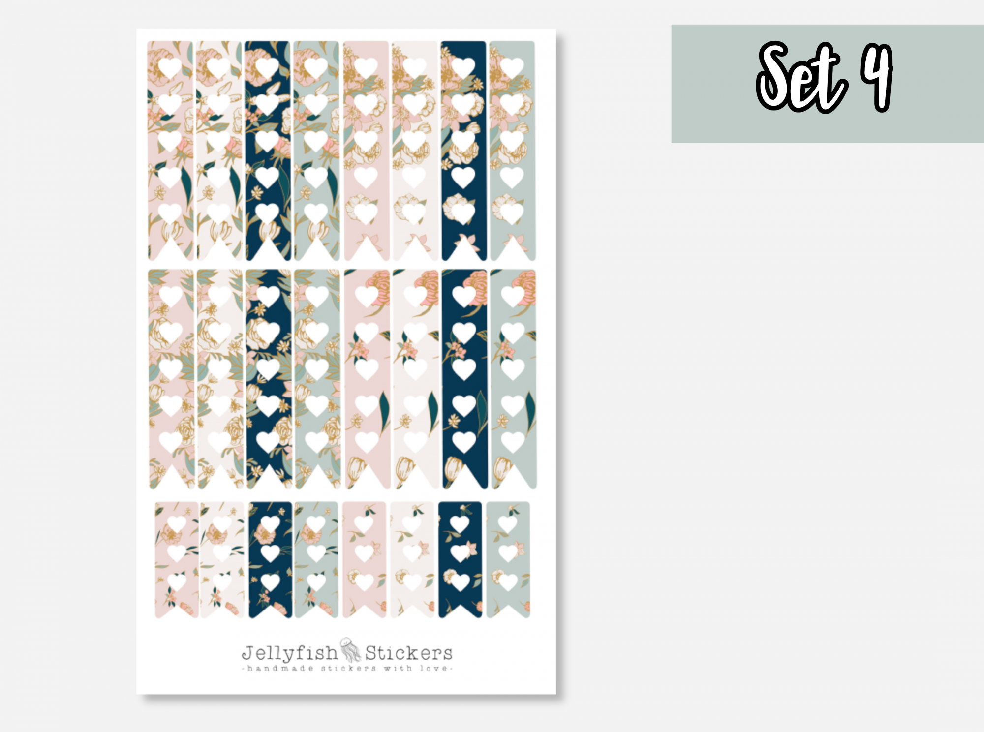 Blumen Planer Kit Sticker Set