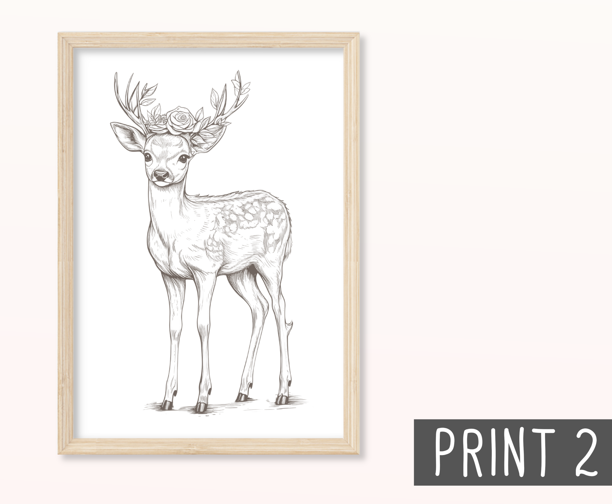 Poster Baby Waldtiere