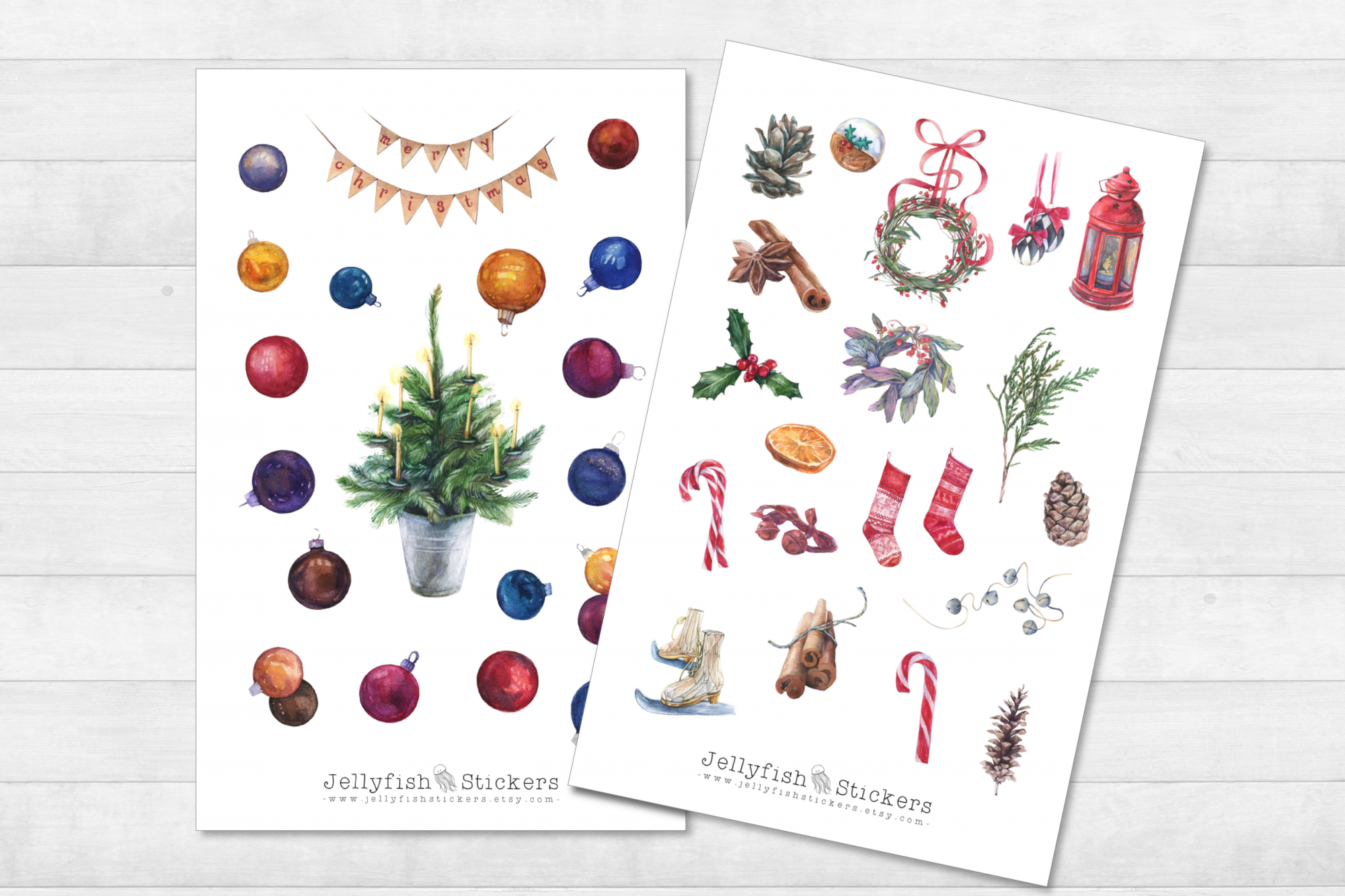 Weihnachten Sticker Set