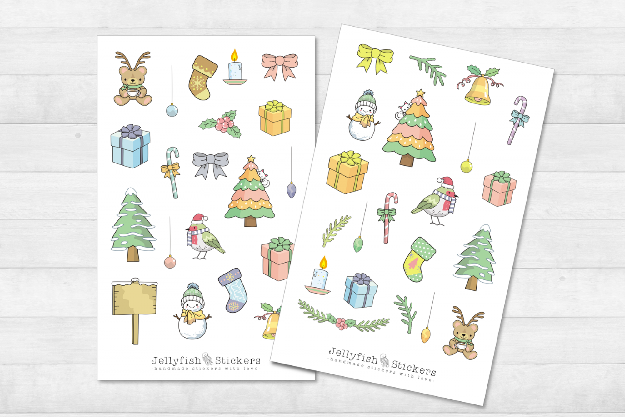 Weihnachten Sticker Set