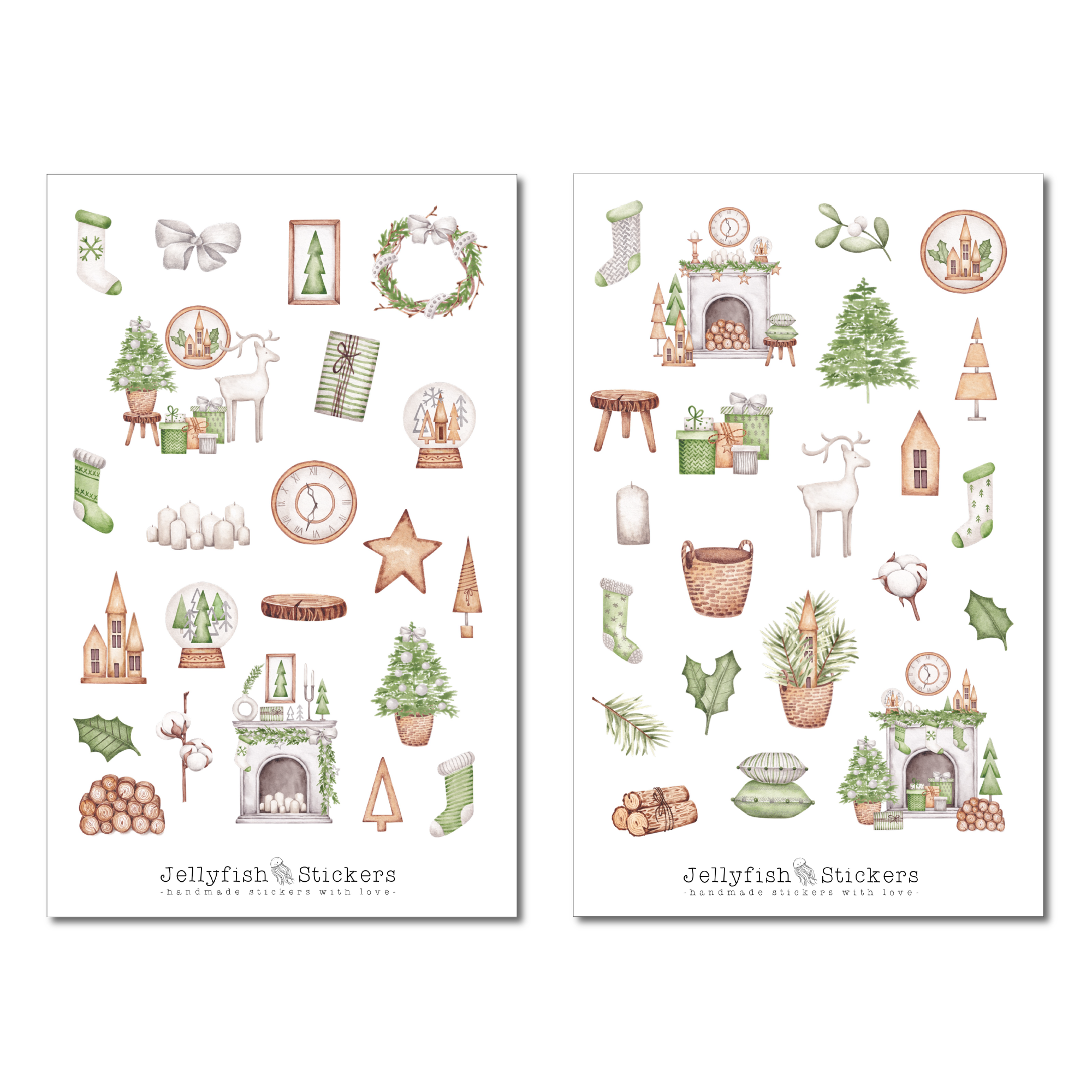 Weihnachten Sticker Set