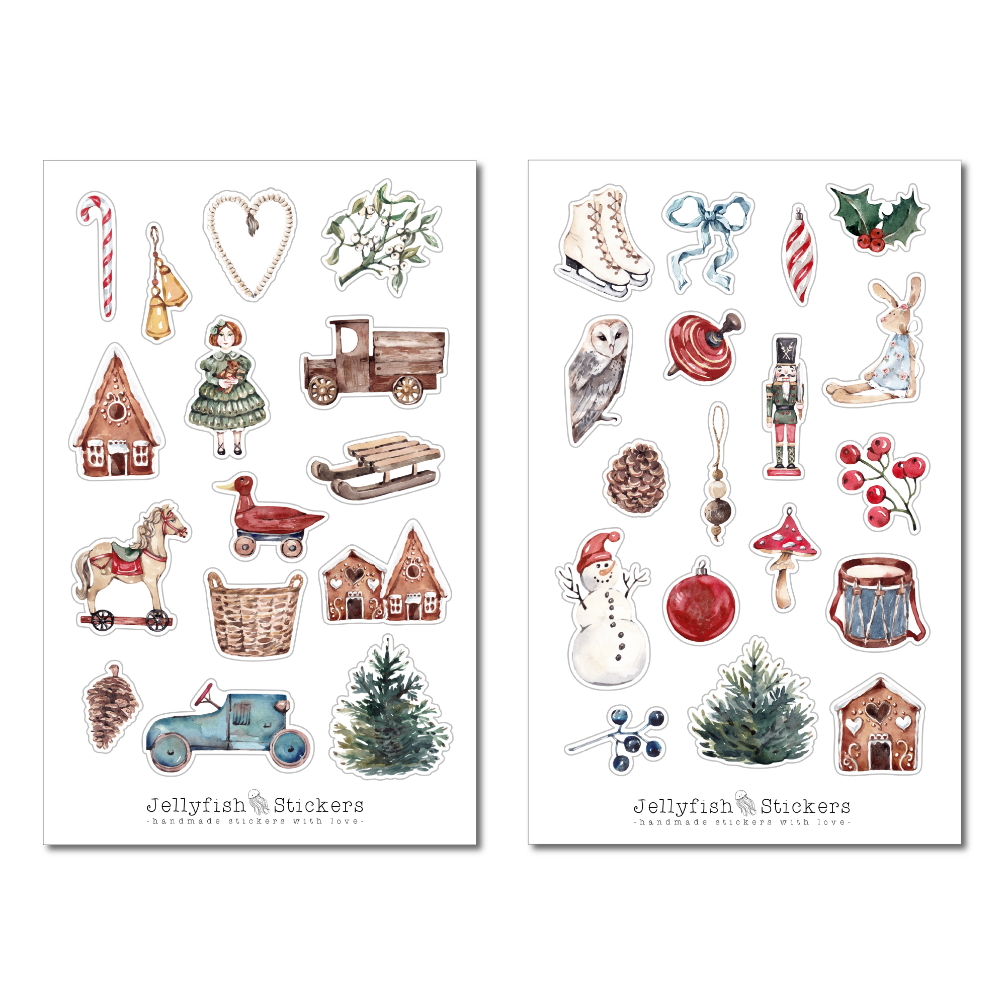 Christmas Toys Sticker Set