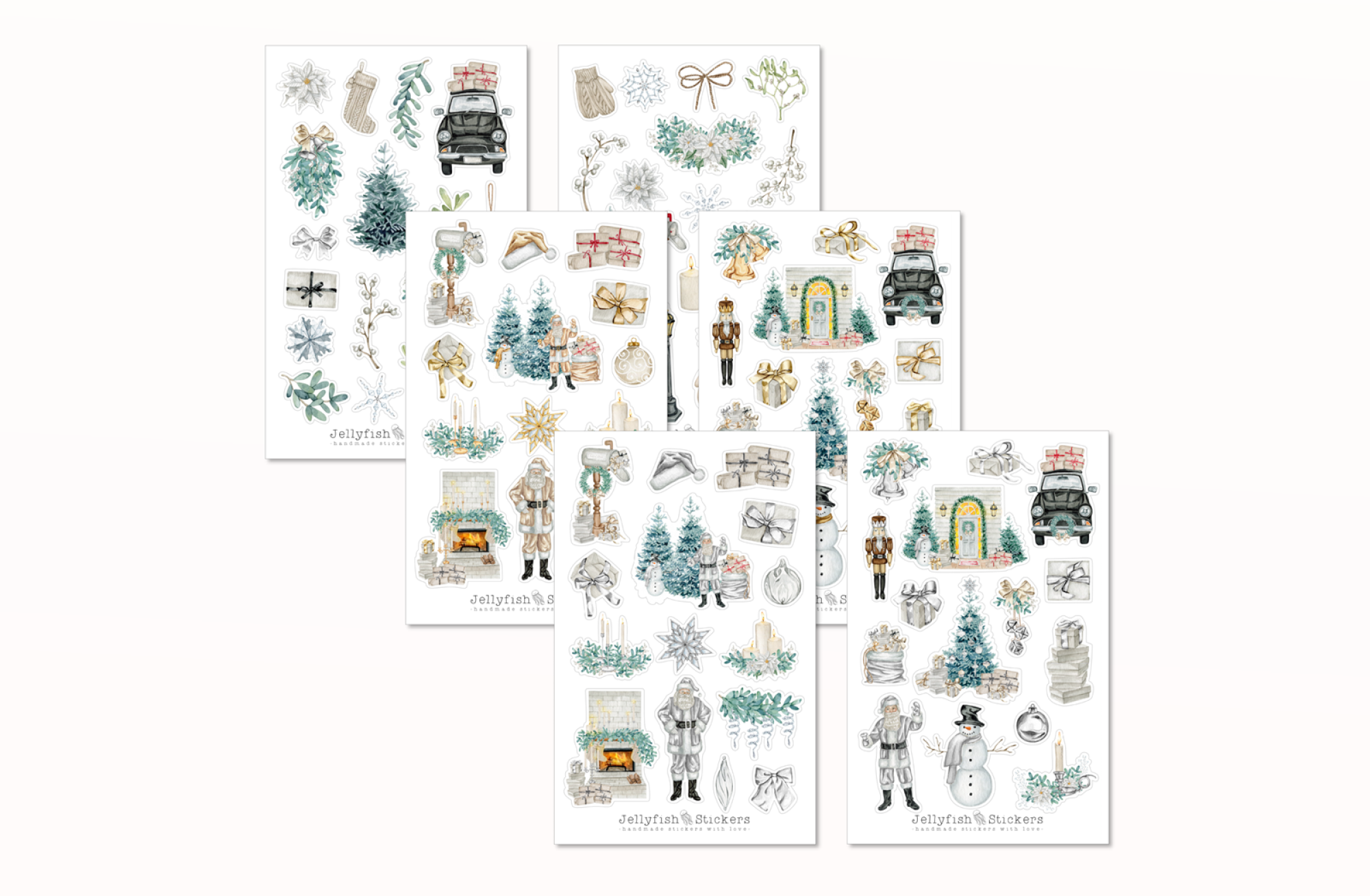Weihnachten Sticker Set