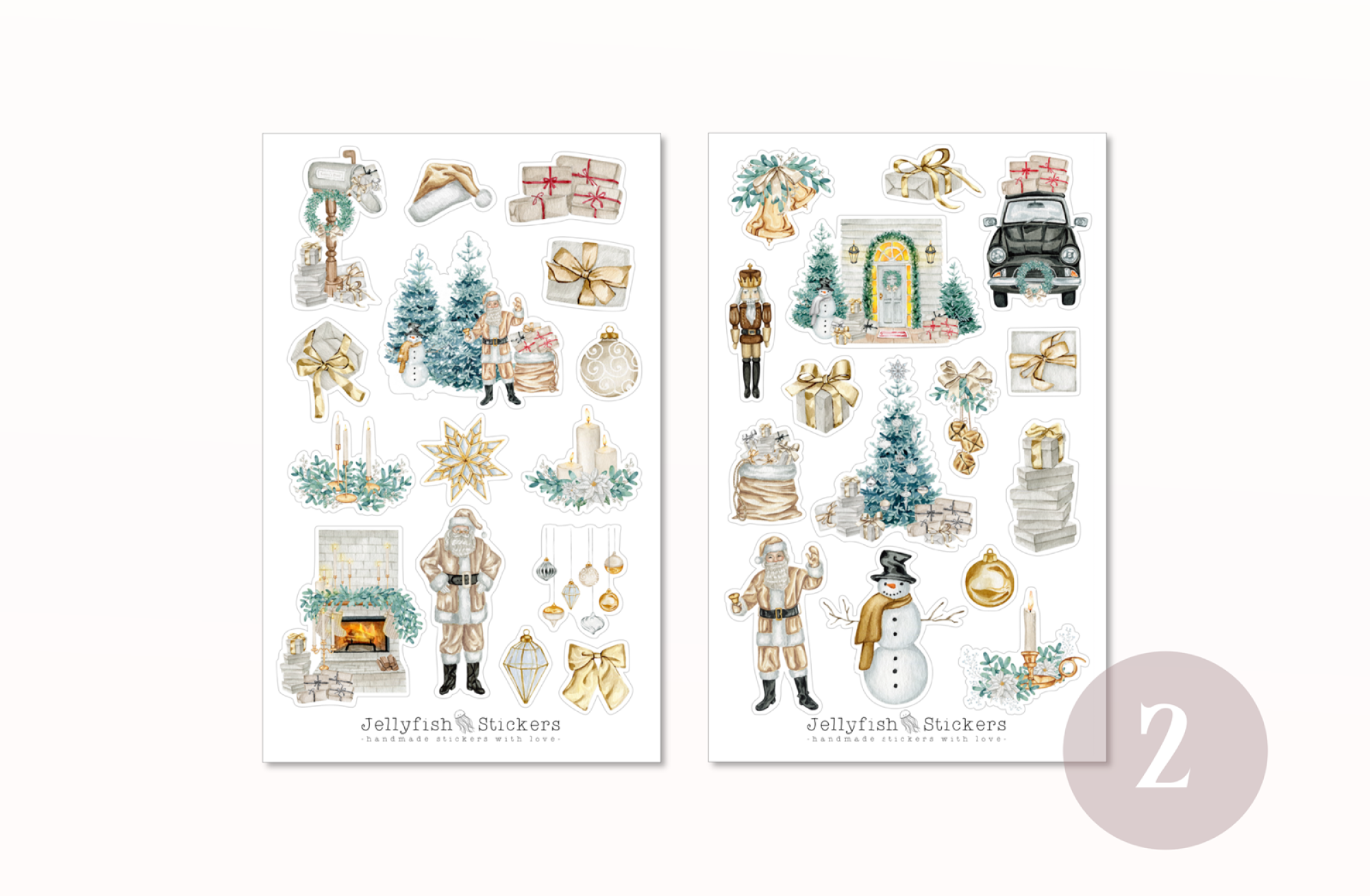Weihnachten Sticker Set
