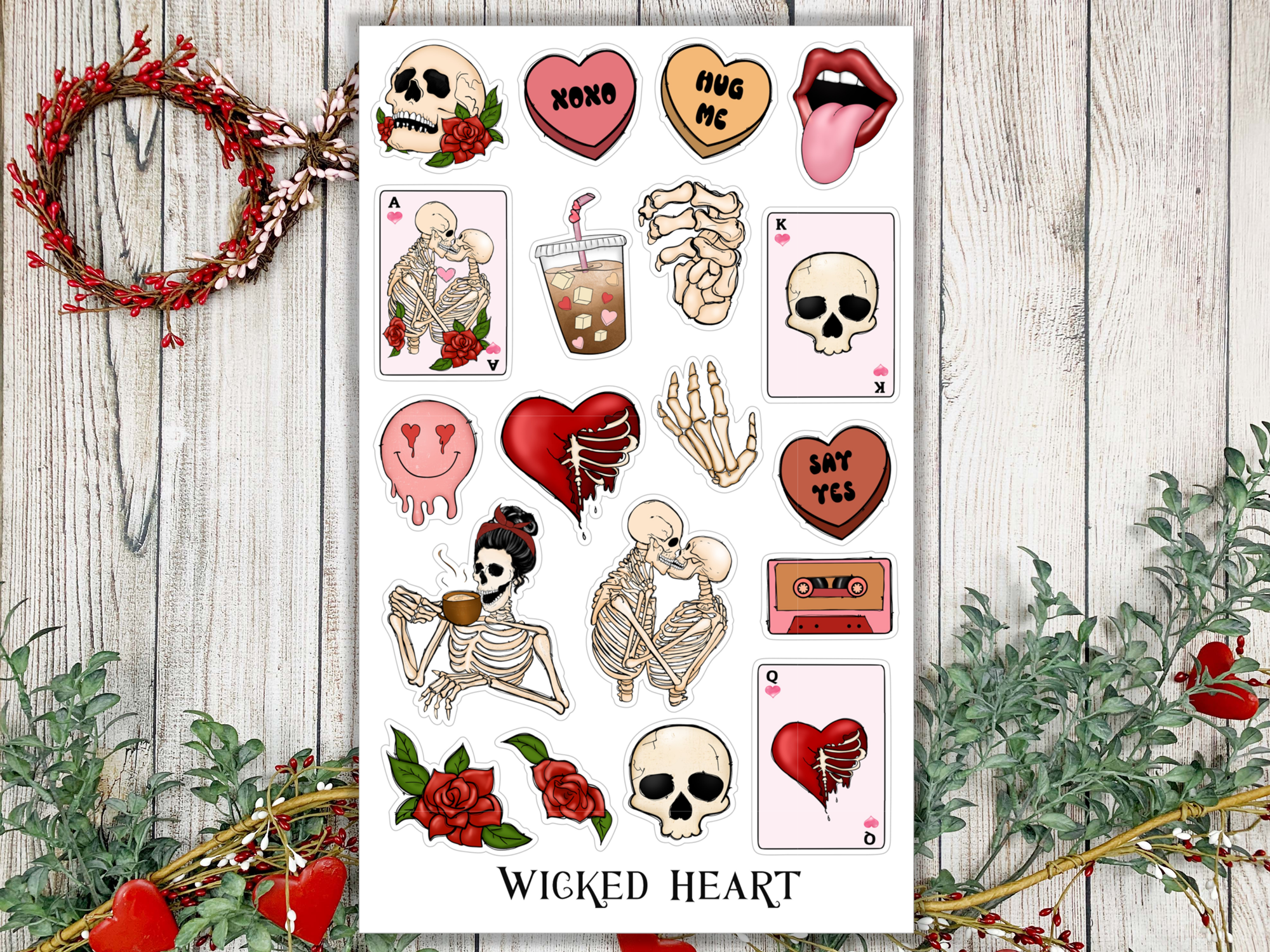 Valentine's Day Sticker Sheet