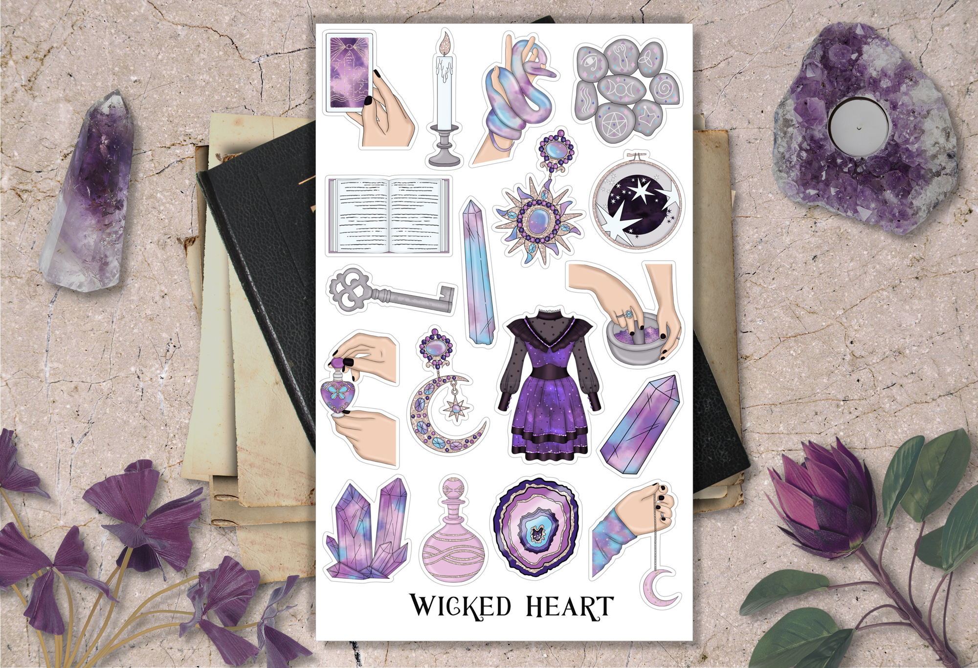 Witch Sticker Sheet