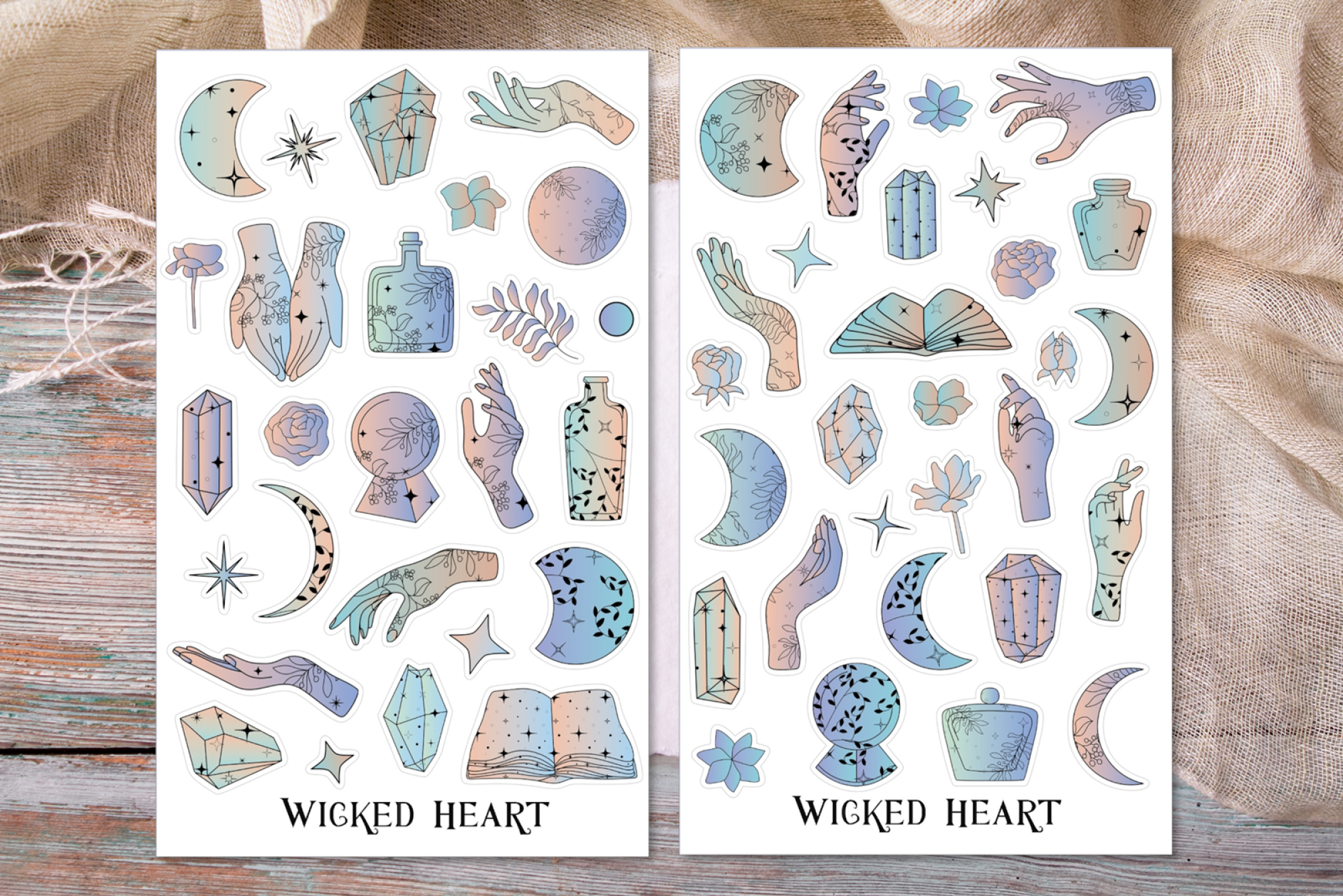 Magie Stickerbogen