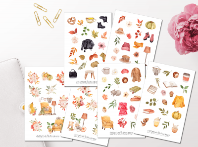 Zuhause Sticker Set