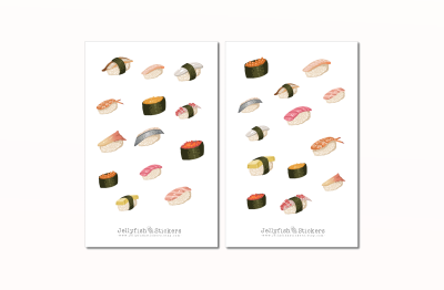 Sushi Sticker Set