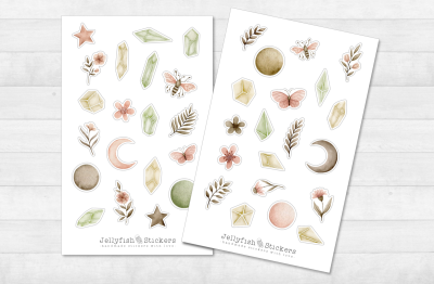 Pastell Magie Sticker Set