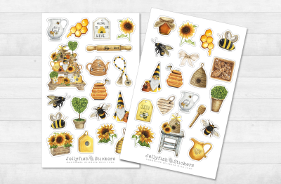 Bees Sticker Set