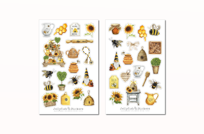 Bienen Sticker Set