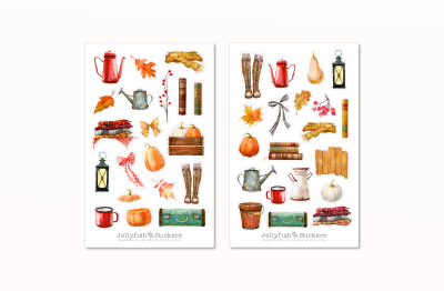 Herbst Sticker Set