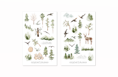 Wald Sticker Set
