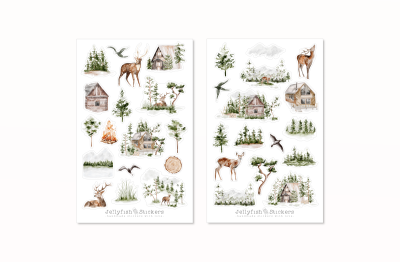 Wald Sticker Set