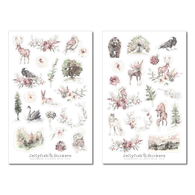 Ab 40EUR: Gratis Stickerbogen "Winter"