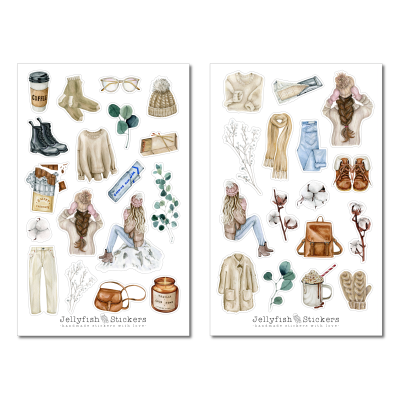 Ab 40EUR: Gratis Stickerbogen "Winter"