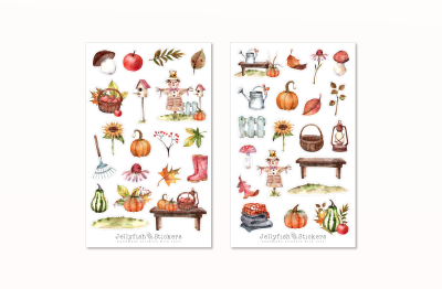 Herbst Sticker Set