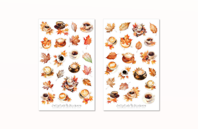 Herbst Sticker Set