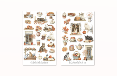 Herbst Sticker Set