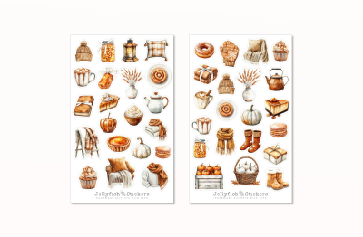 Herbst Sticker Set