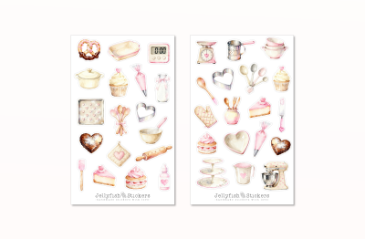 Backen Sticker Set