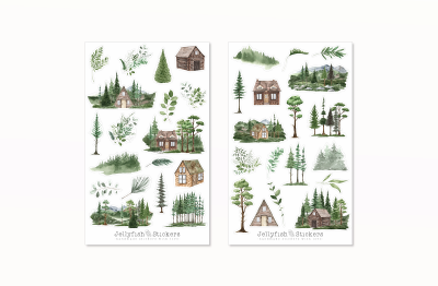 Wald Sticker Set