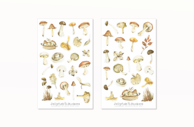 Pilze Sticker Set