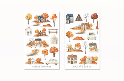 Herbst Sticker Set